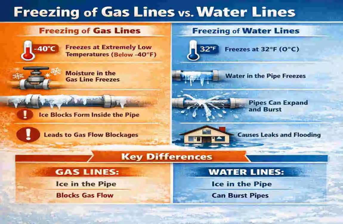 Can Household Gas Lines Freeze?