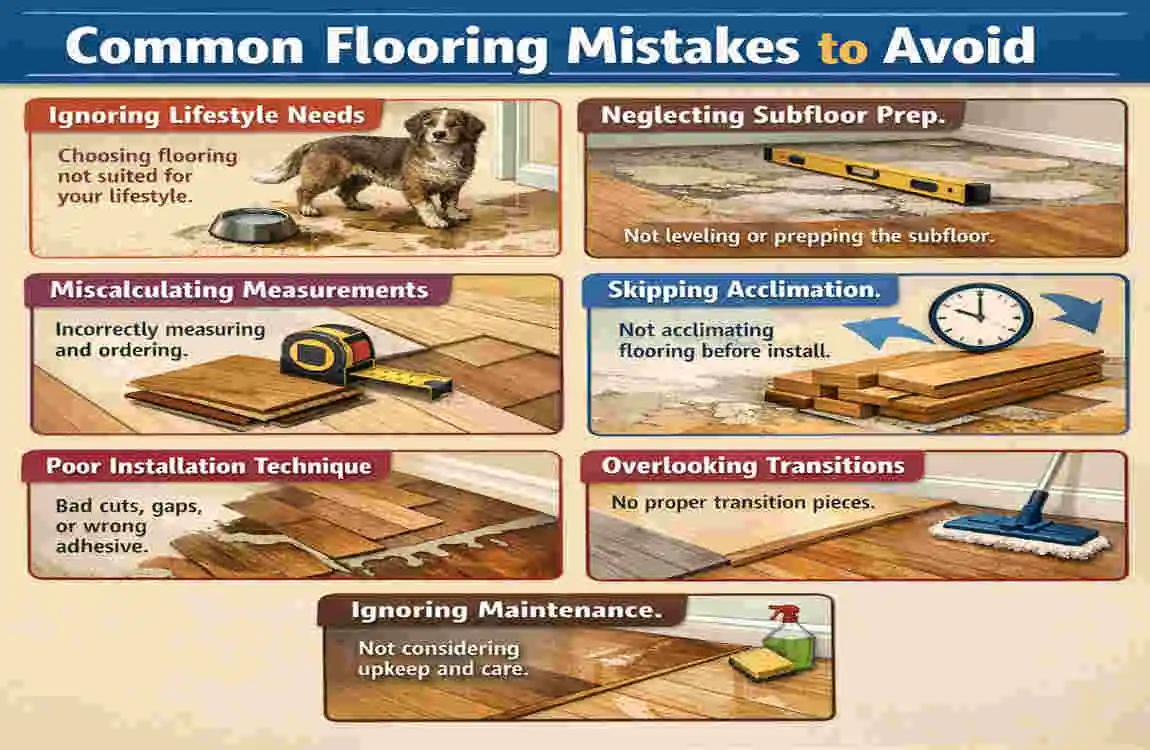 should flooring match throughout house