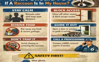 how to get raccoon out of house