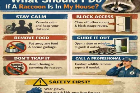 how to get raccoon out of house
