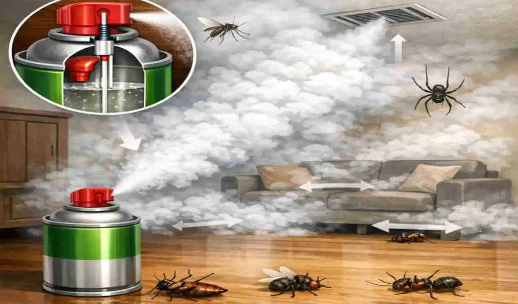how long does it take to bug bomb a house