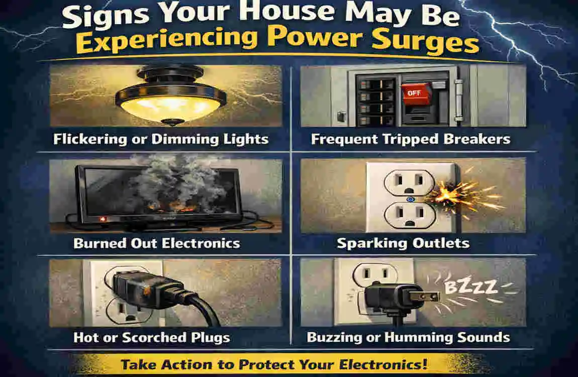 why is my house power surging