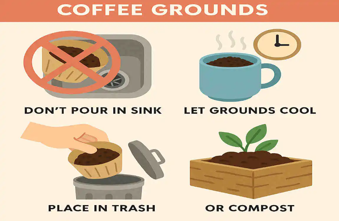 Are Coffee Grounds Bad for Home Plumbing? Why Pouring Them Down the Sink Could Cost You