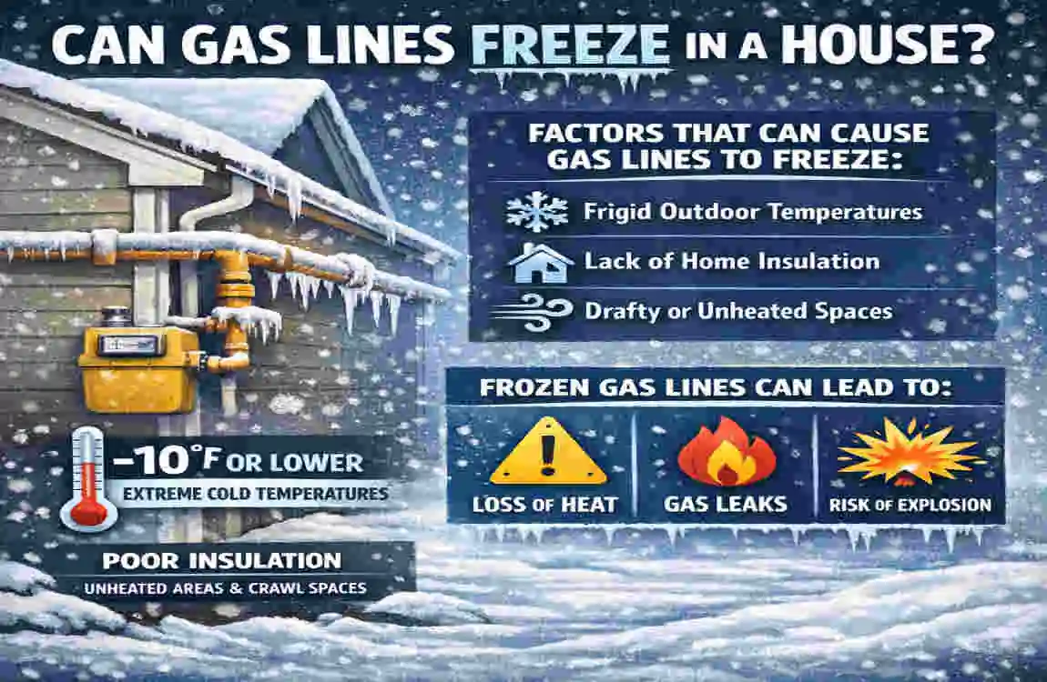 Can Household Gas Lines Freeze?