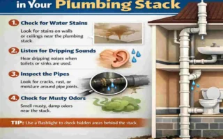 how to fix a leaking home plumbing stack