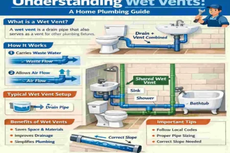 what is a wet vent home plumbing
