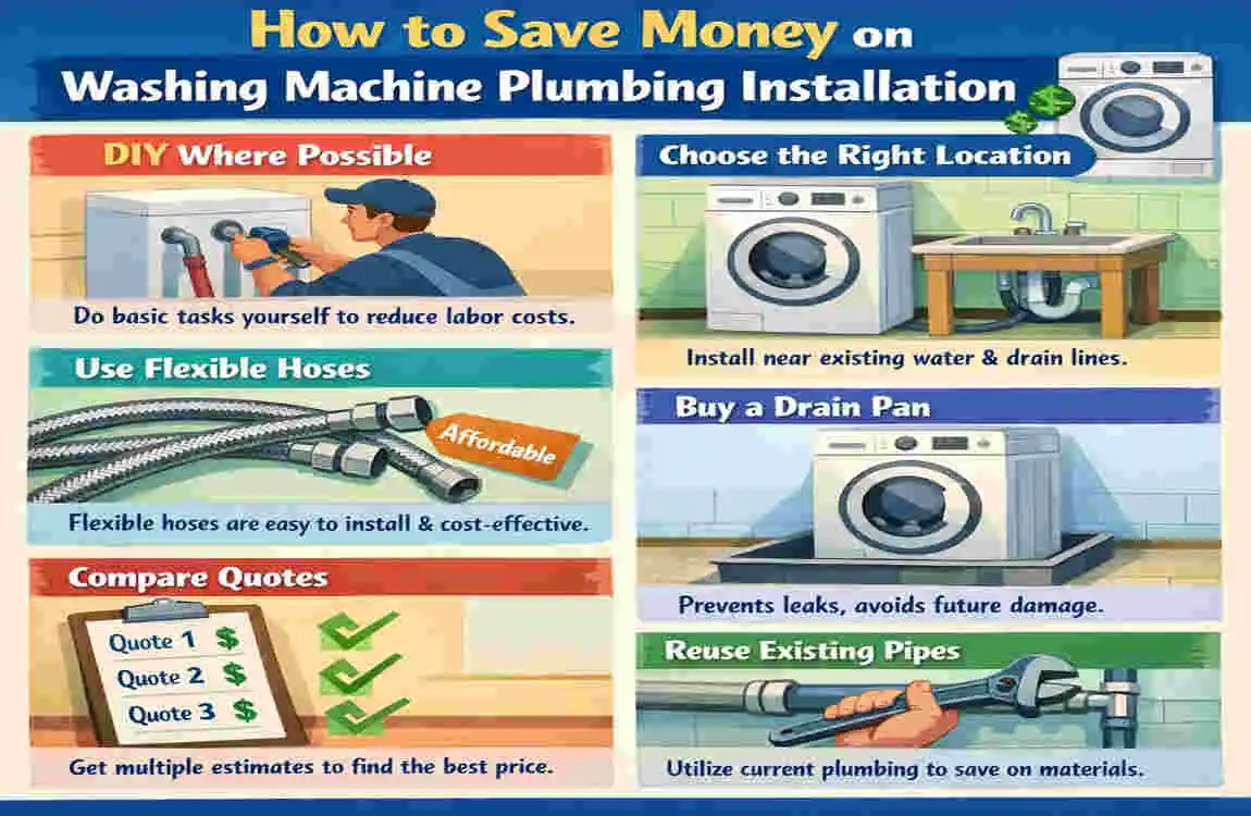 how much does it cost to install plumbing for a home washing machine