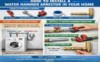 what is a water hammer arrestor in home plumbing