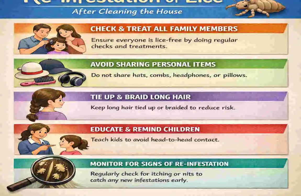 how to clean house for lice