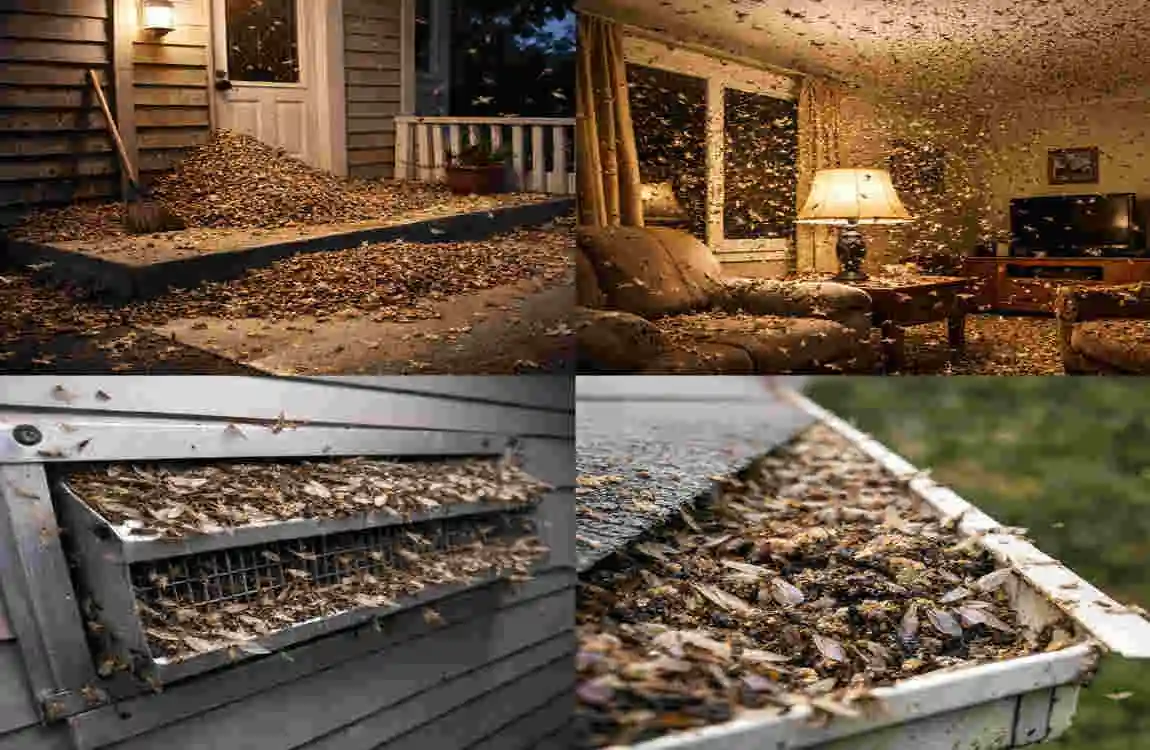 how to get rid of mayflies in your house