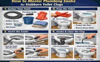 how to use a house plumbing snake toilet