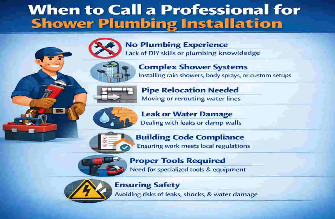 how to install house plumbing for shower