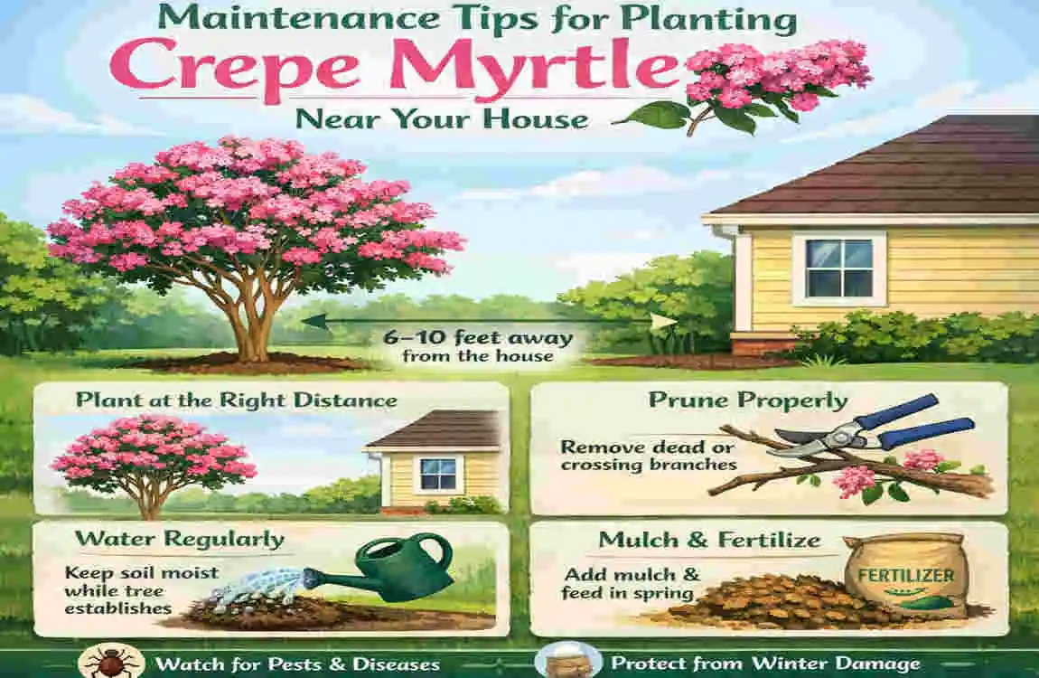How Far to Plant Crepe Myrtle