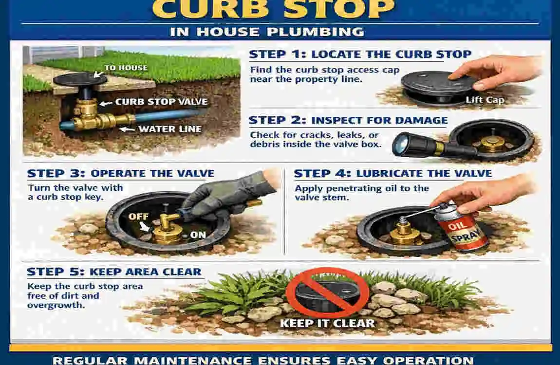 what is a curb stop in house plumbing