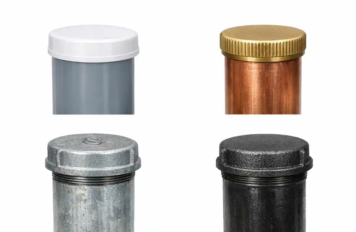 how to cap off house plumbing