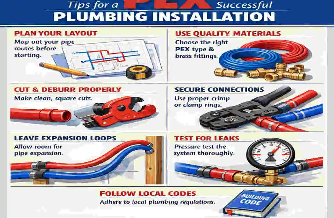 how to use pex home plumbing