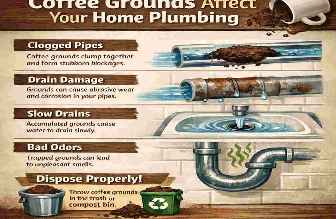 Are Coffee Grounds Bad for Home Plumbing? Why Pouring Them Down the Sink Could Cost You