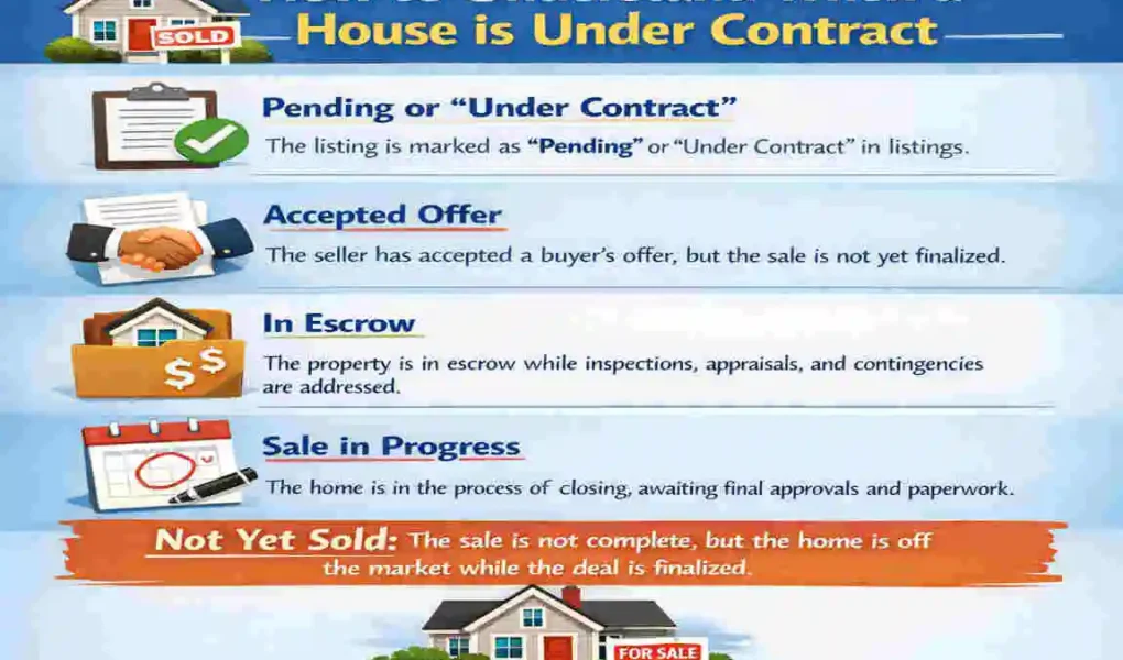 what does it mean when a house is under contract