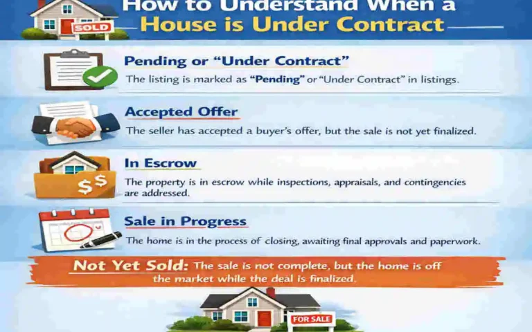 what does it mean when a house is under contract