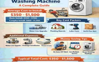 how much does it cost to install plumbing for a home washing machine