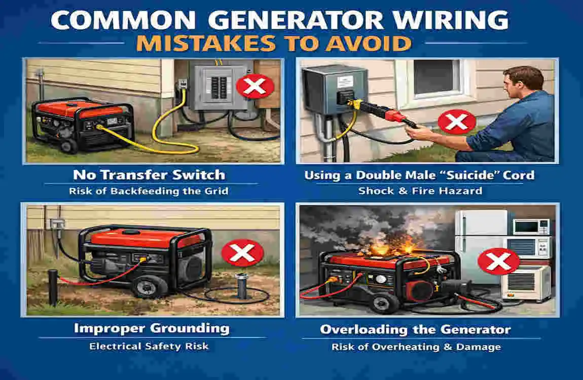 how to wire in a generator to your house