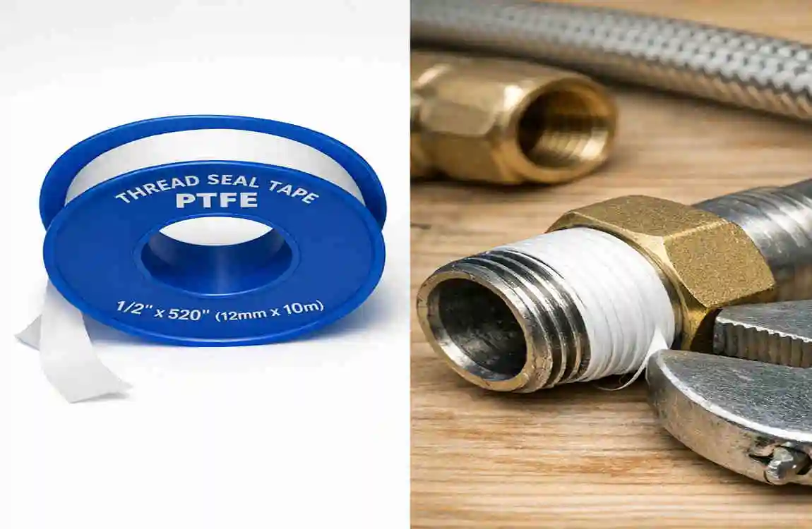 how much house plumbing tape to use