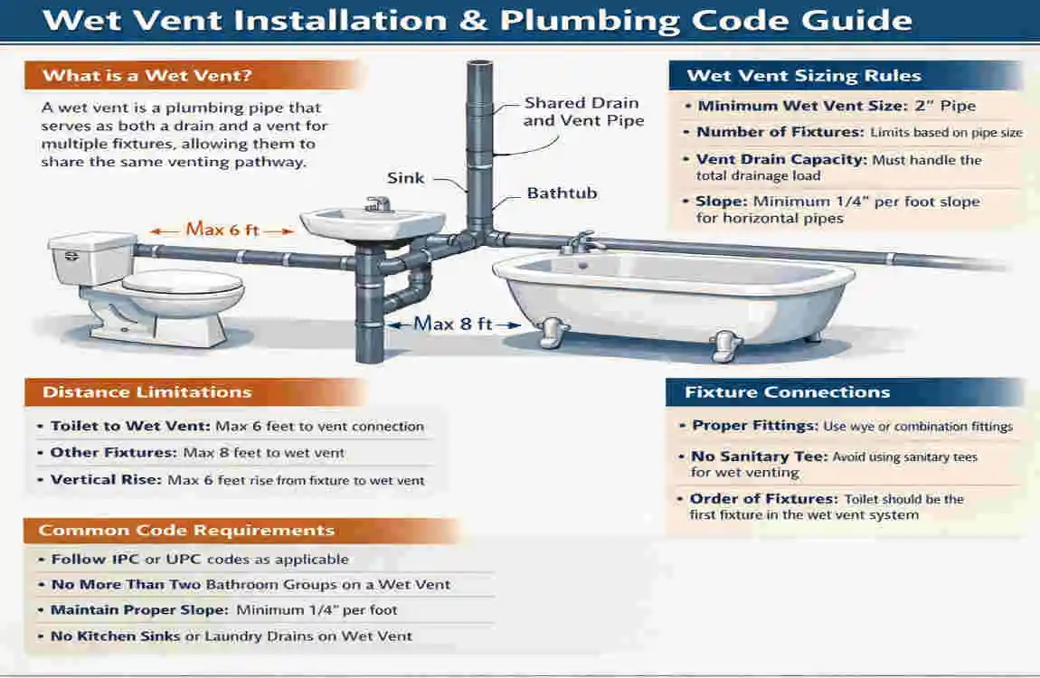 what is a wet vent home plumbing