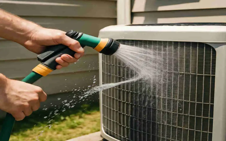 Spraying water on an AC condenser is an effective method to improve home cooling efficiency. When water sprays on the condenser coils, it helps cool them down faster through evaporation, allowing the AC to expel heat more effectively. This cooling effect reduces the workload on the air conditioner, potentially lowering energy consumption and utility bills. Additionally, spraying water cleans dirt and debris from the coils and condenser unit, maintaining airflow and preventing blockages that decrease efficiency. Regular spraying can also extend the lifespan of the AC system by preventing overheating and reducing component wear. Modern AC units are designed to safely handle water exposure, making this practice both safe and beneficial when done correctly. However, care should be taken to avoid certain sensitive parts that should remain dry. Overall, spraying water on the AC condenser can help cool a home more effectively and economically.