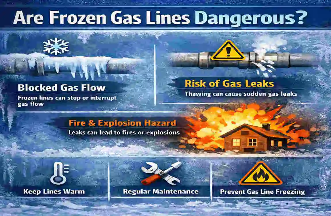 Can Household Gas Lines Freeze?