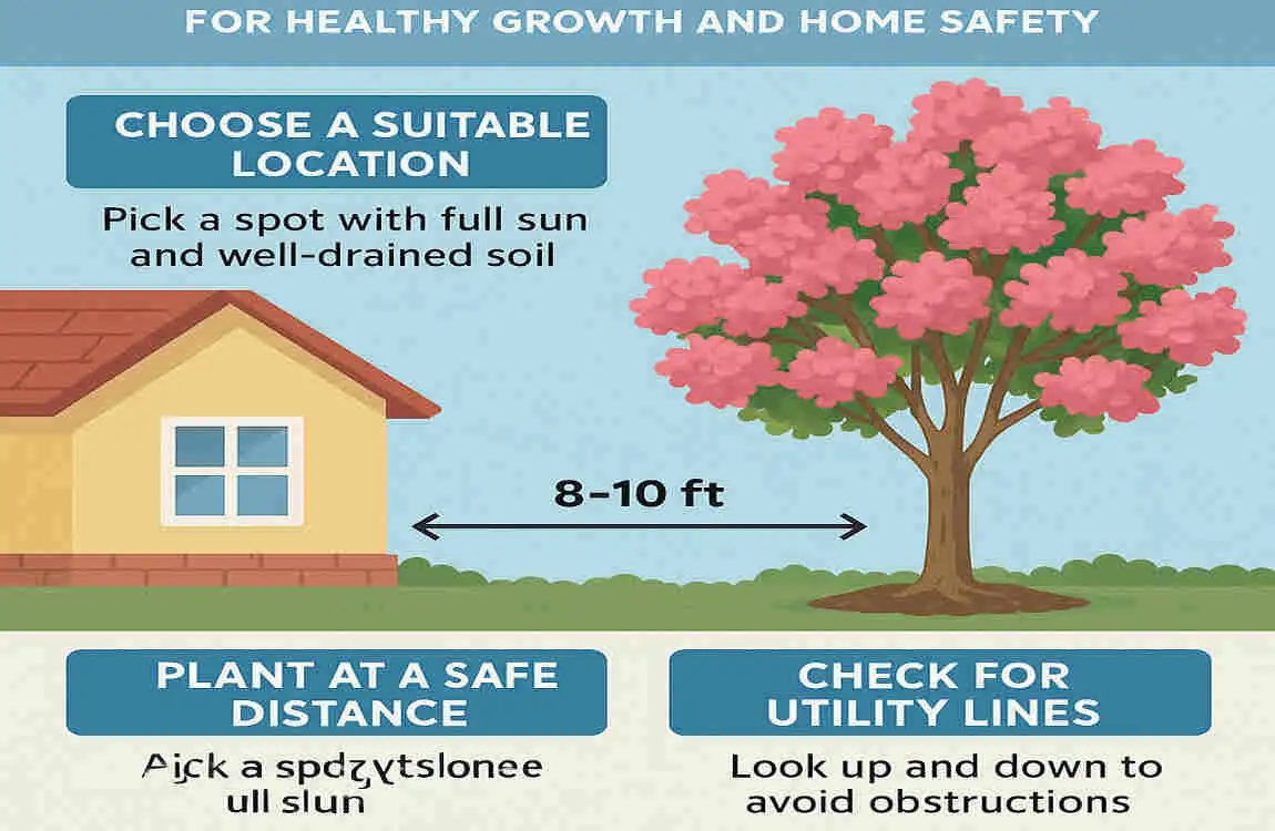 How Far to Plant Crepe Myrtle from Your House: Expert Distance Tips for Healthy Growth and Home Safety