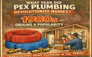 what year did pex home plumbing start
