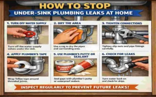 how to fix home plumbing under sink