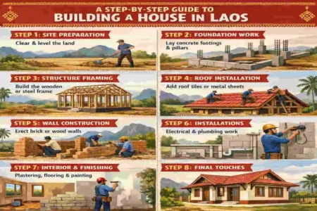 how much does it cost to build a house in laos