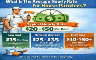 how much does a house painter make an hour
