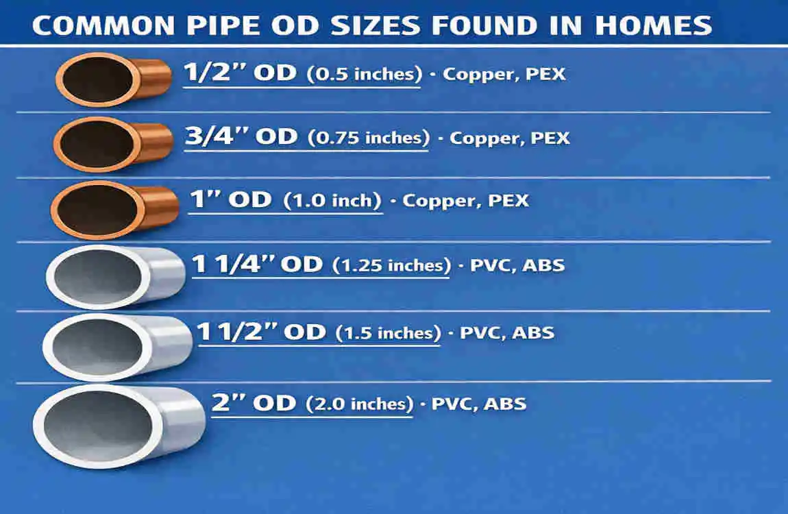 what does od stand for in house plumbing