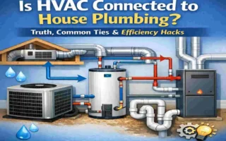 is hvac connected to house plumbing