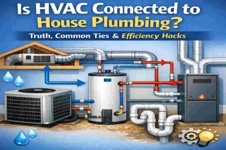 is hvac connected to house plumbing
