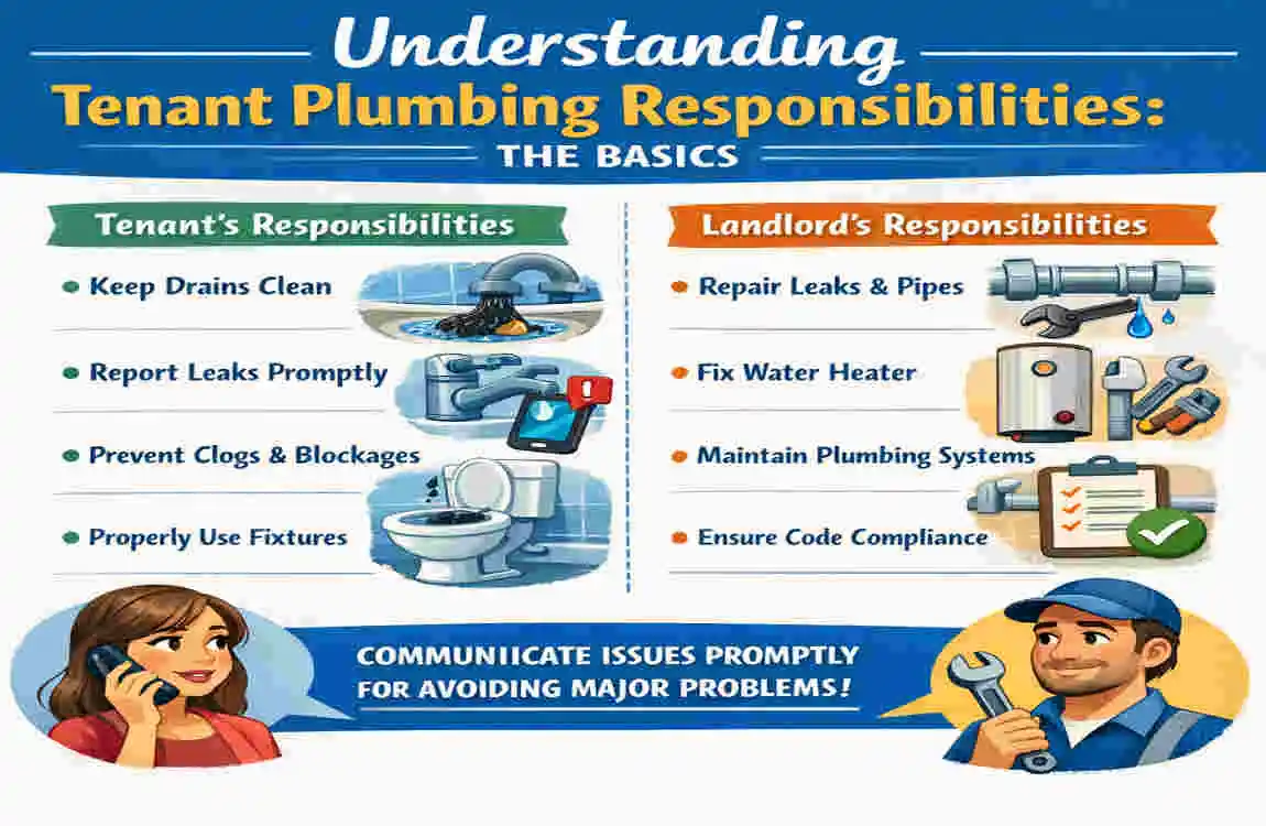 are tenants responsible for home plumbing