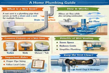 what is a wet vent home plumbing