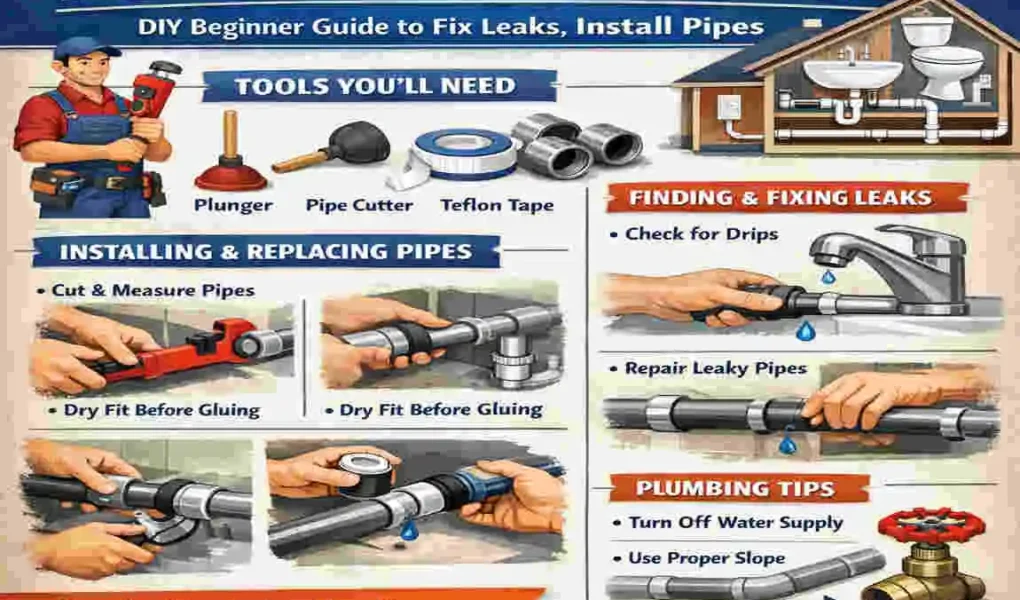 how to do plumbing in a house