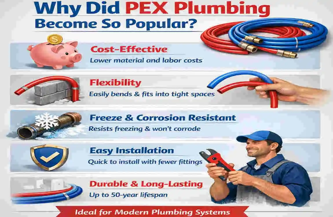 what year did pex home plumbing start