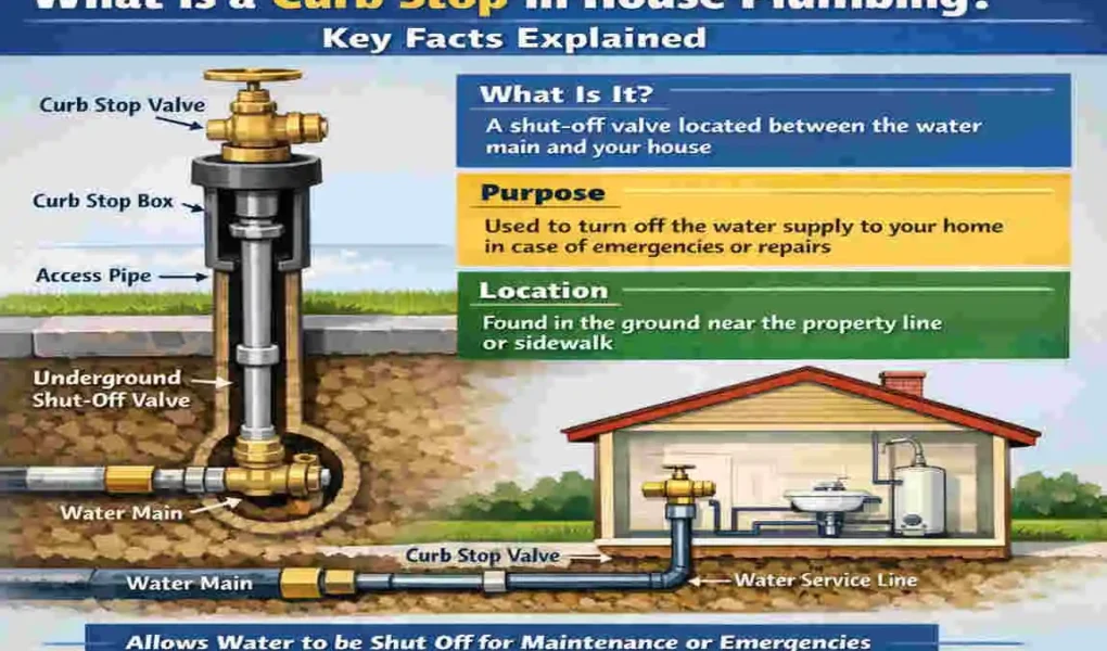what is a curb stop in house plumbing