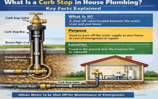 what is a curb stop in house plumbing