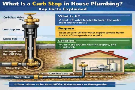 what is a curb stop in house plumbing