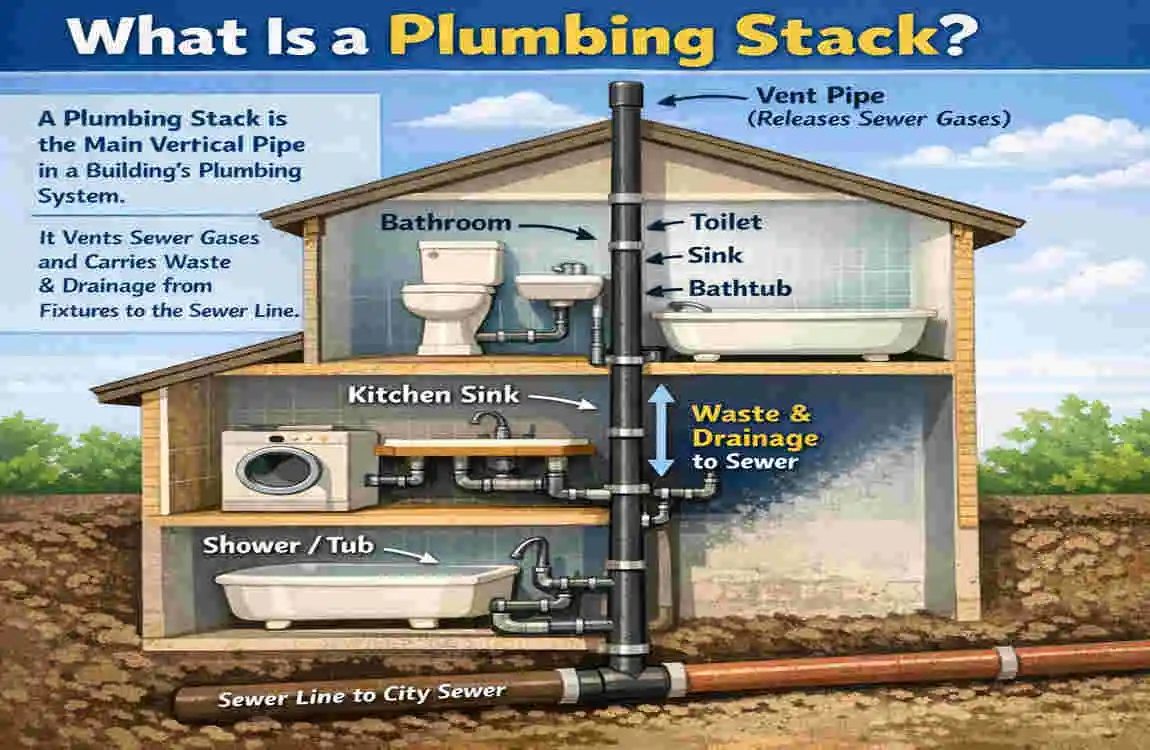 how to fix a leaking home plumbing stack