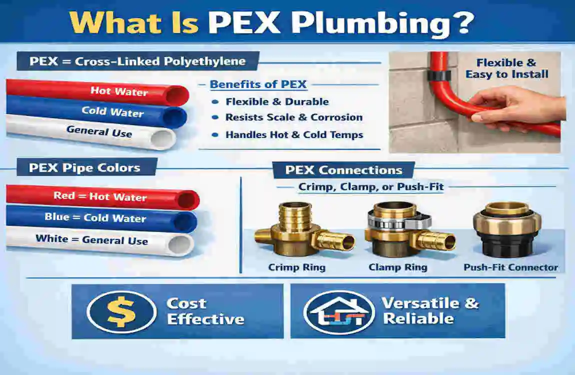 how to use pex home plumbing