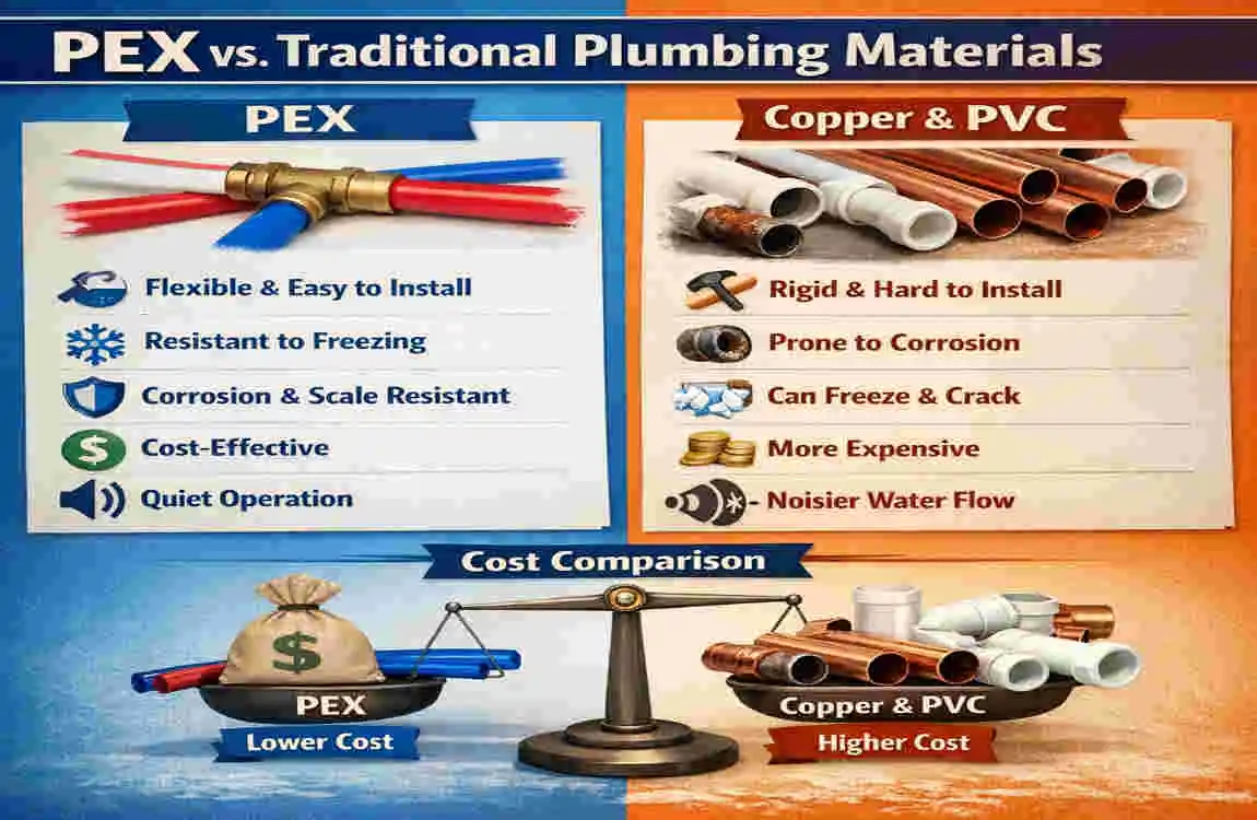what year did pex home plumbing start