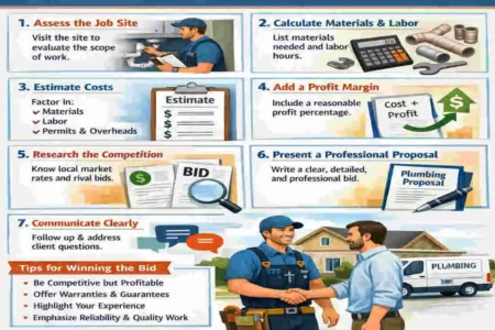 how to bid on home plumbing jobs