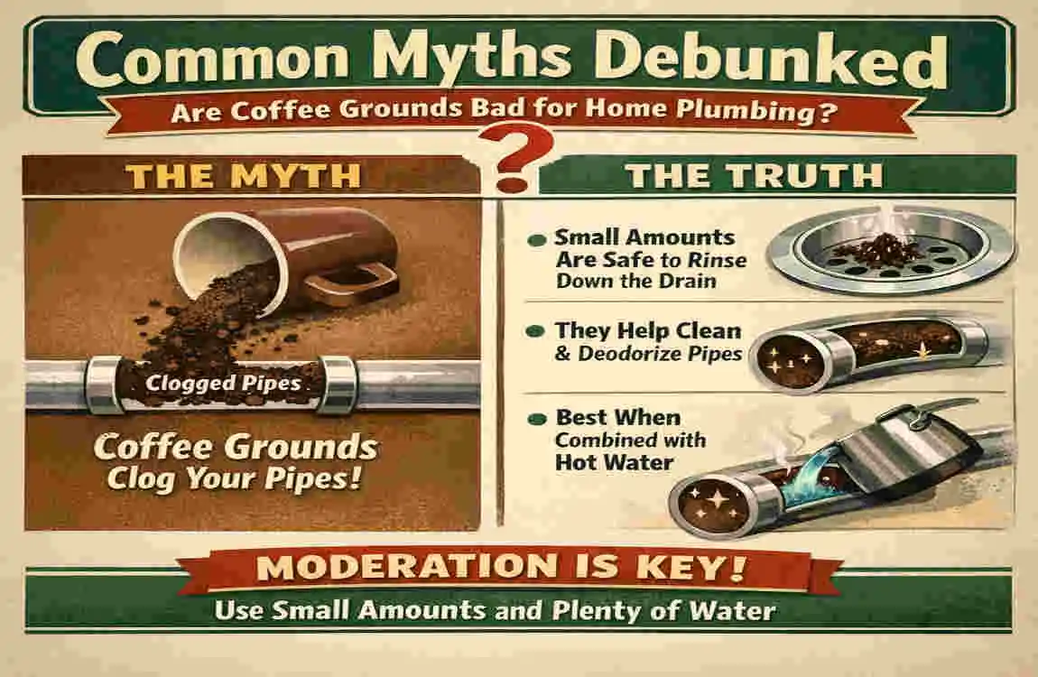 Are Coffee Grounds Bad for Home Plumbing? Why Pouring Them Down the Sink Could Cost You
