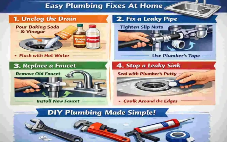 how to fix home plumbing under sink